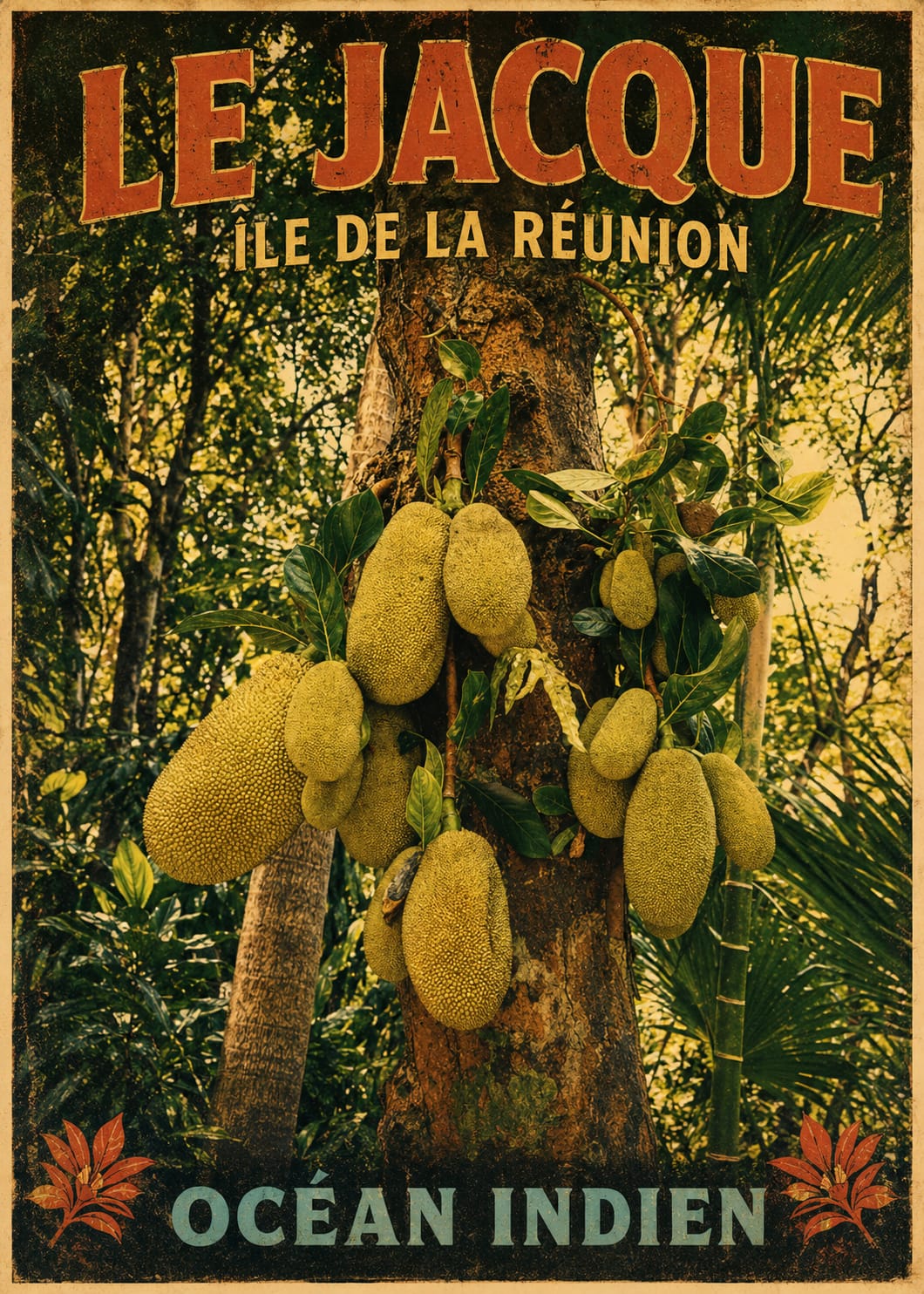 Affiche Île de la Réunion – Le Jacque
