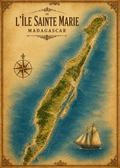 Carte ile de Sainte marie