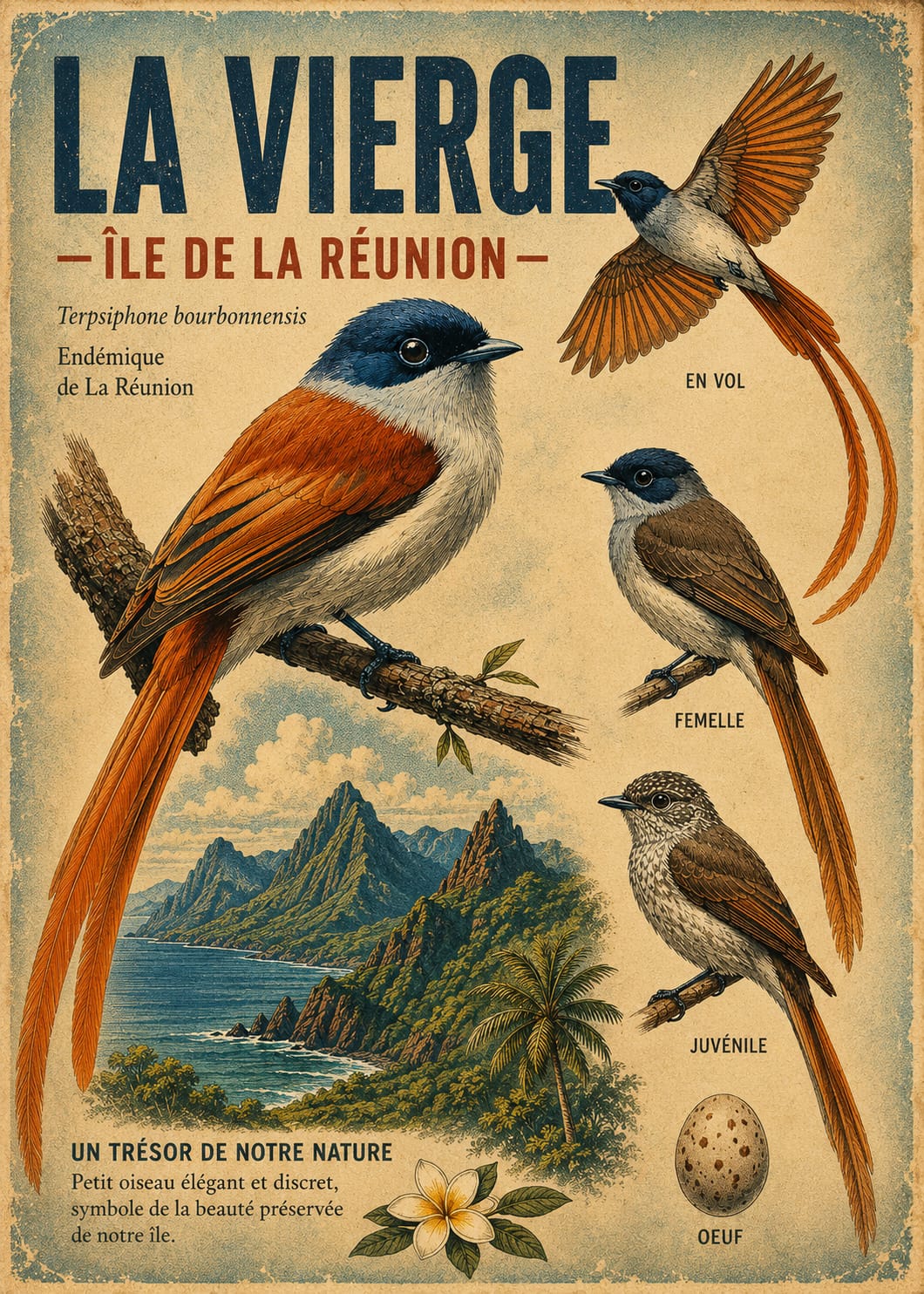 oiseau la vierge