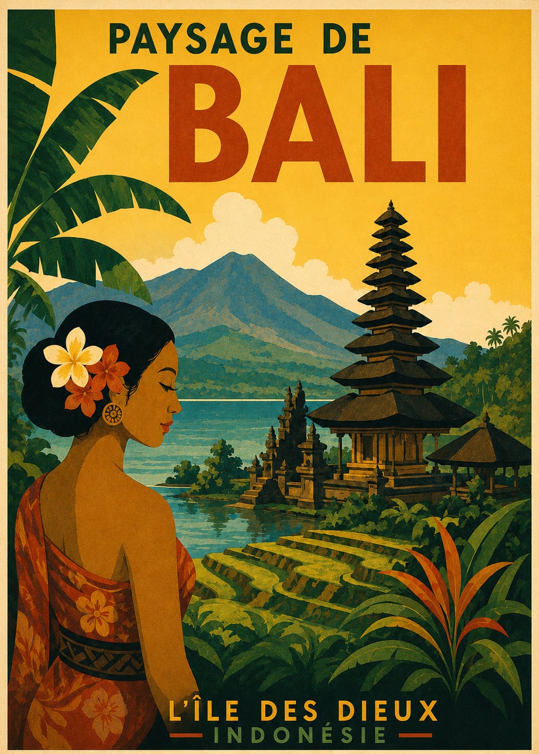 paysage de bali